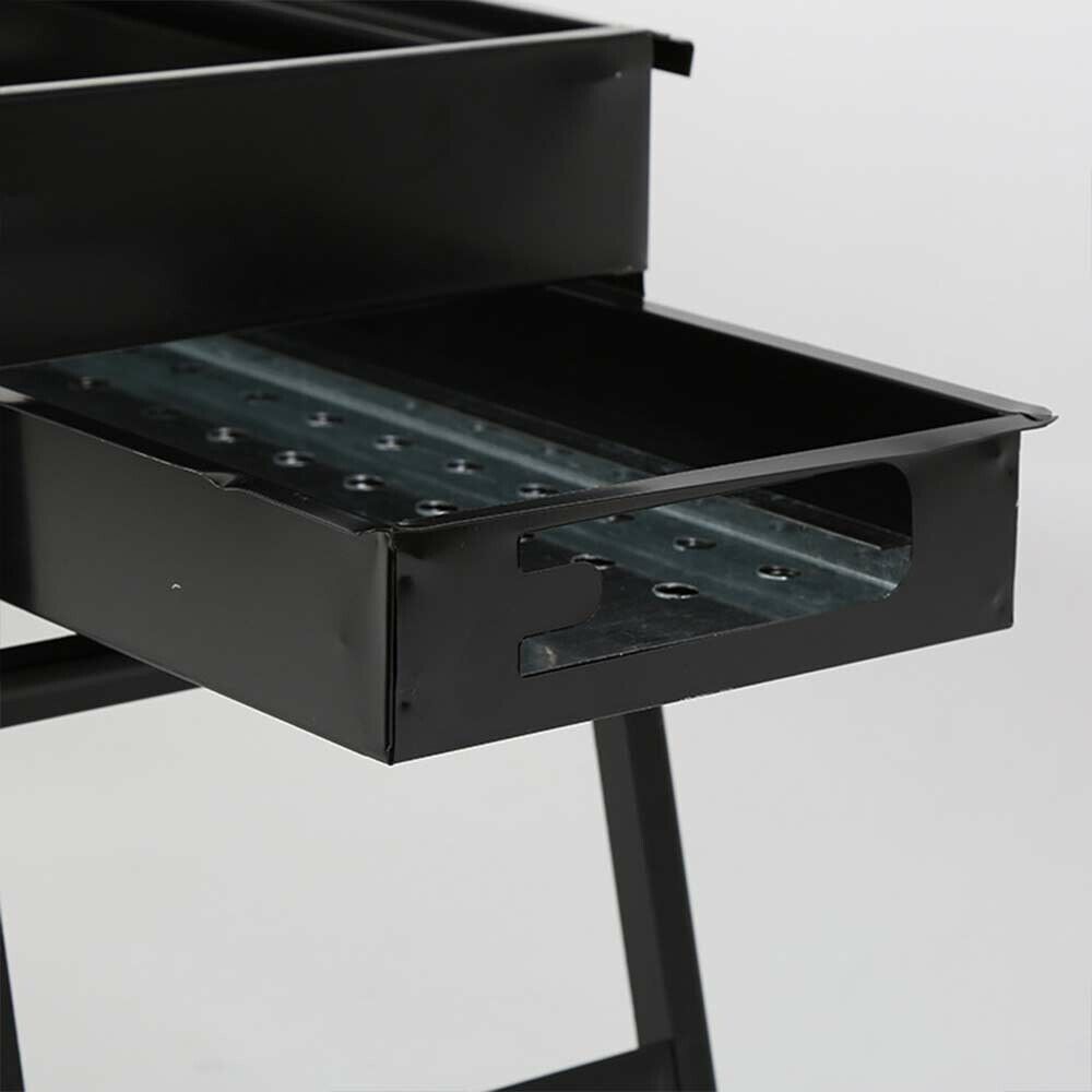 Large BBQ Grill Portable Folding Charcoal Barbecue Garden Picnic Steel Stove UK