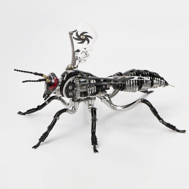 3D Metal Model Kits Wasp Moving Parts Adult Steampunk Mechanical Building Kit