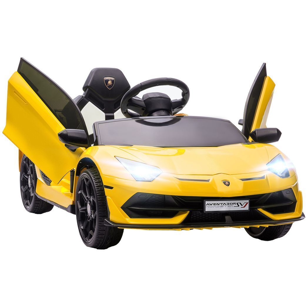 Lamborghini Veneno Licensed Electric Ride-on Car w/ Remote- Gree /Yellow/ Red