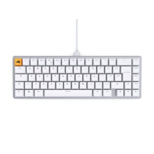 Glorious GMMK 2 65% 96% RGB USB Mechanical Gaming Keyboard UK ISO - Black /White