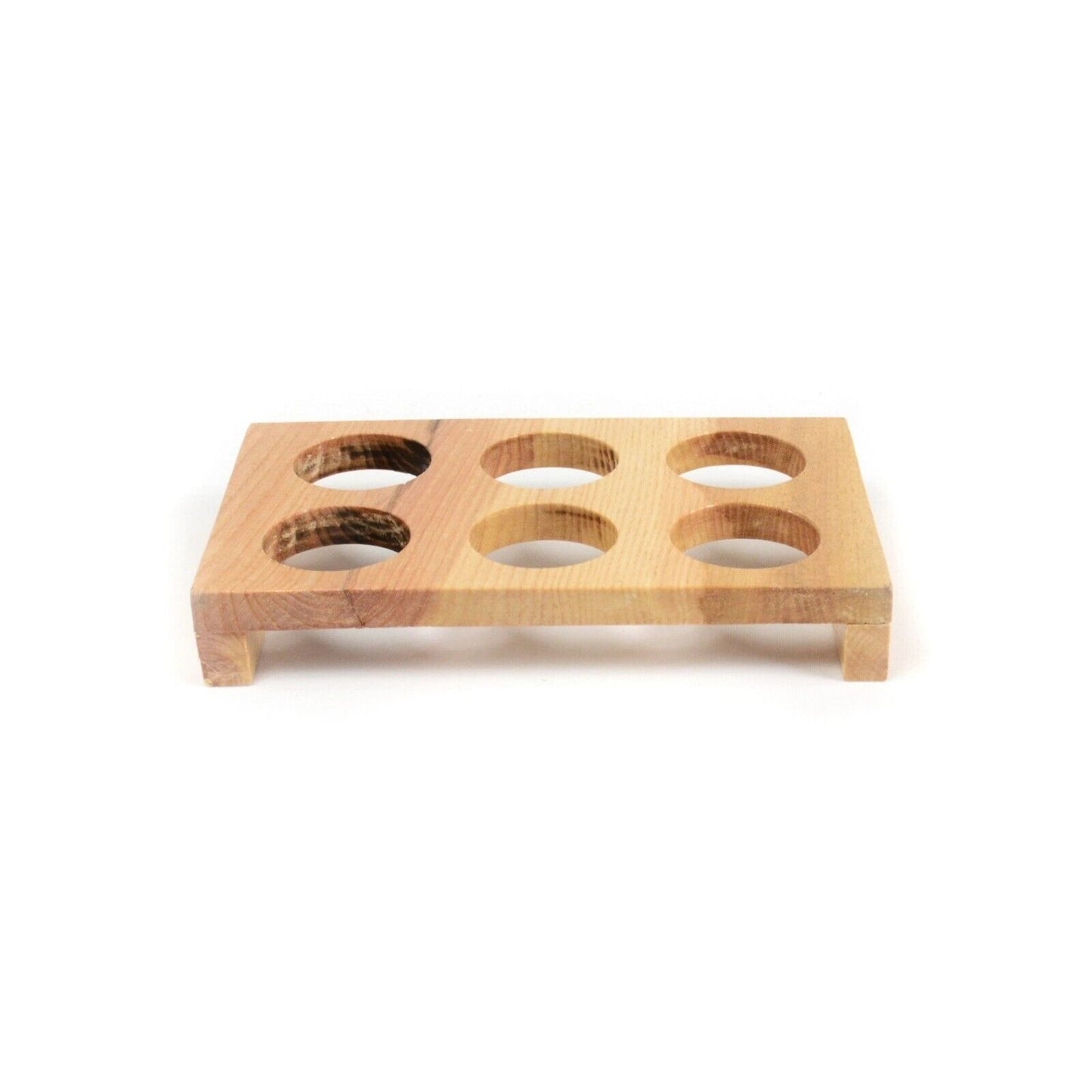 Wooden Egg Holder Home Decor Kitchen Storage Rack Display 12 Eggs Handmade