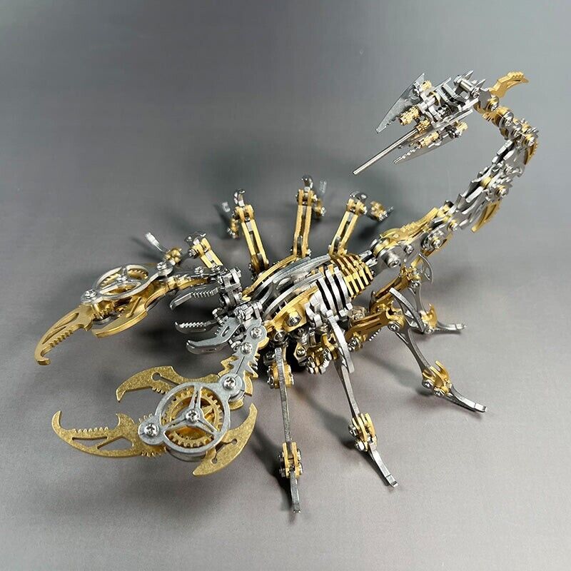 3D Puzzle Scorpion Steampunk Mechanical Creature Assembly Model Kit Adult Gifts
