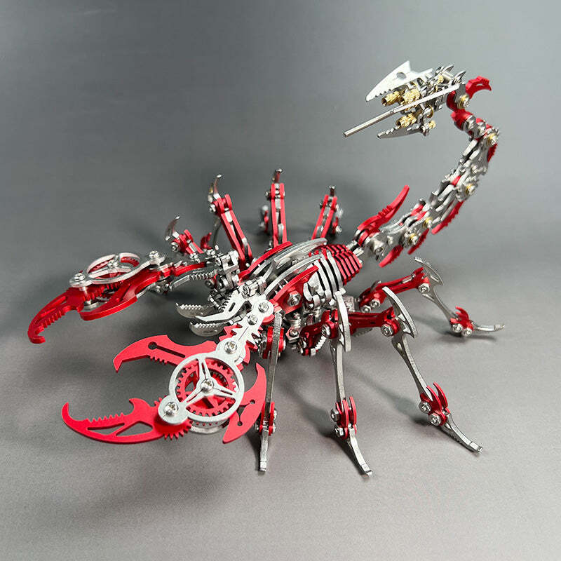 3D Puzzle Scorpion Steampunk Mechanical Creature Assembly Model Kit Adult Gifts