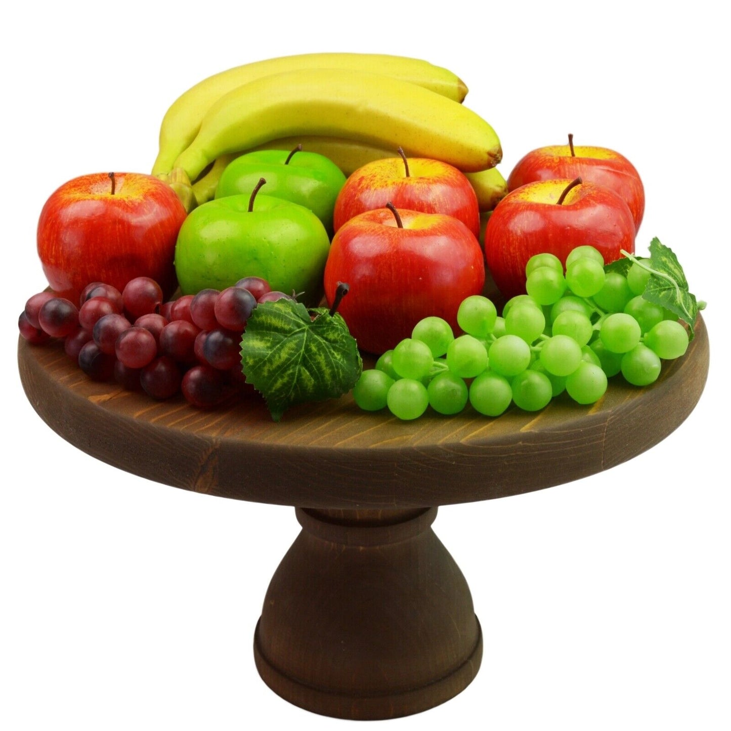 Wooden Cake stand Solid Wood Fruit Cupcake Platform Display 37cm