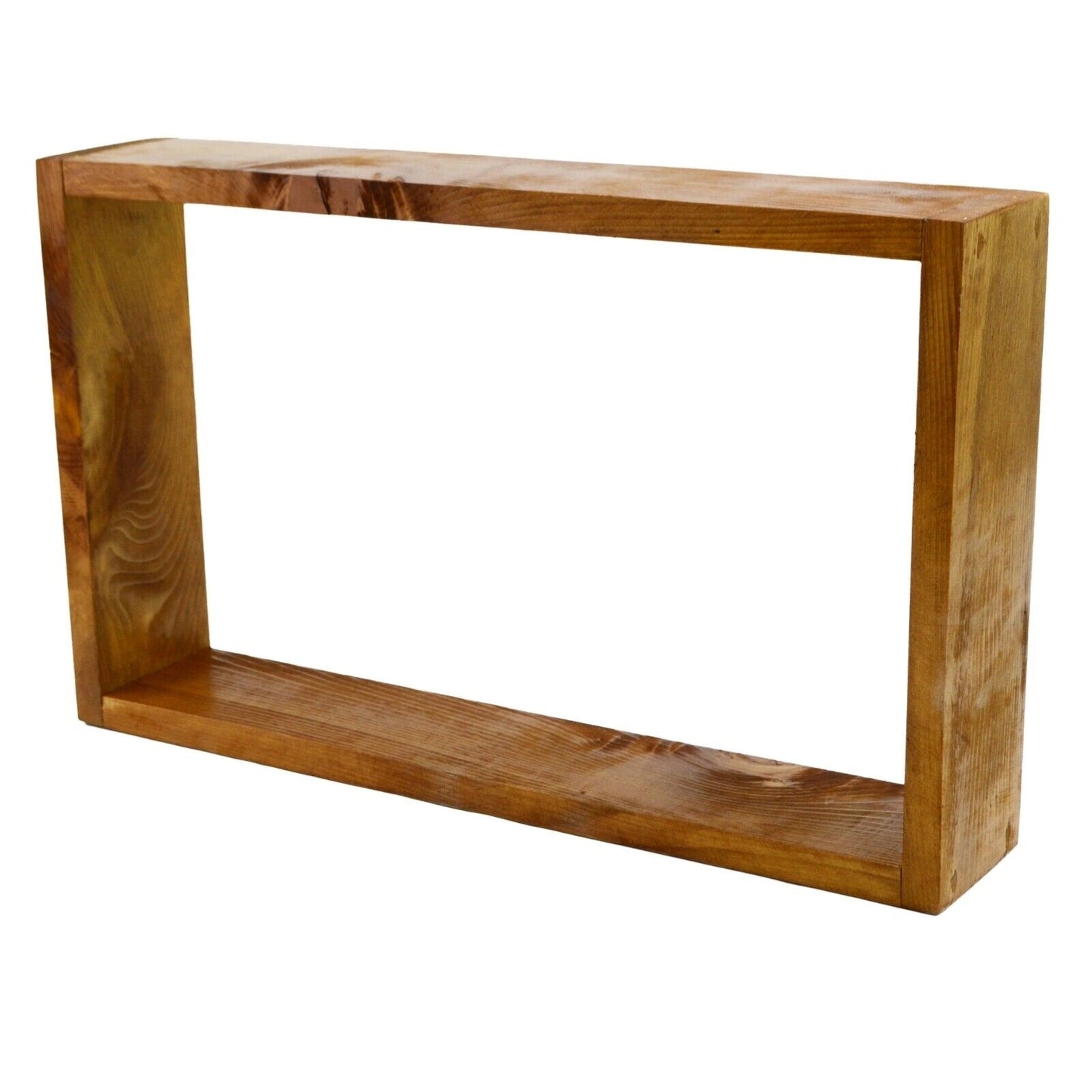 100% Solid Wood Floating Cube Shelves Wall Hanging Storage Display Deco Shelving