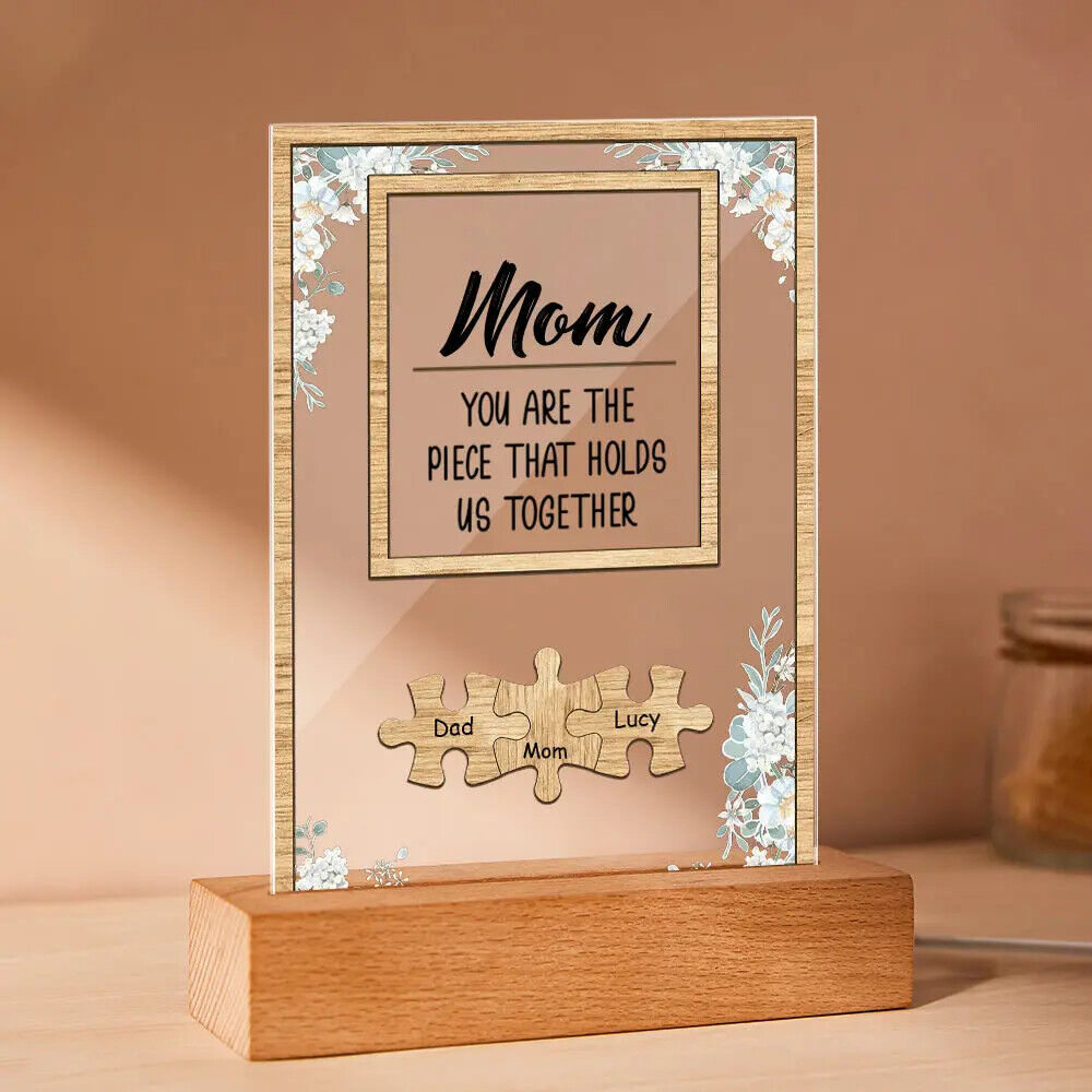Personalised Puzzle Pieces Name Dad You Are the Piece that Holds Us Together