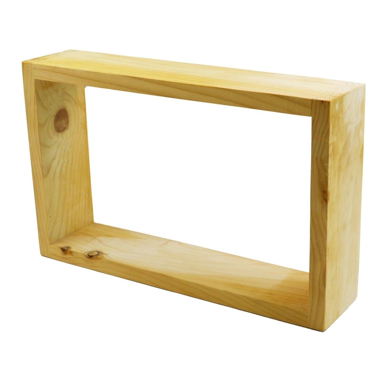 100% Solid Wood Floating Cube Shelves Wall Hanging Storage Display Deco Shelving