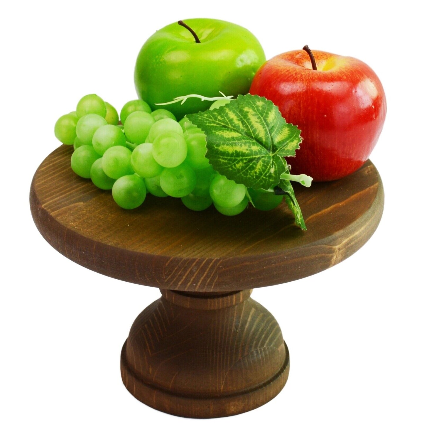 Wooden Cake stand Solid Wood Fruit Cupcake Platform Display 37cm