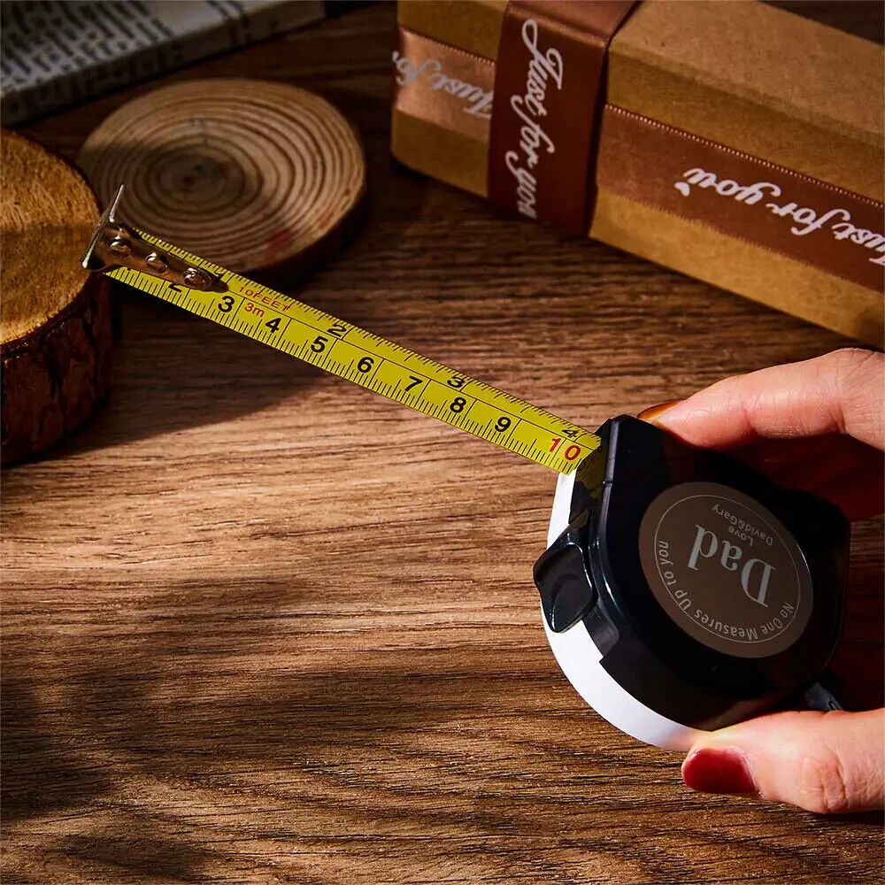Fathers Day Gift For Dad Personalised Tape Measure Tool Birthday Gift