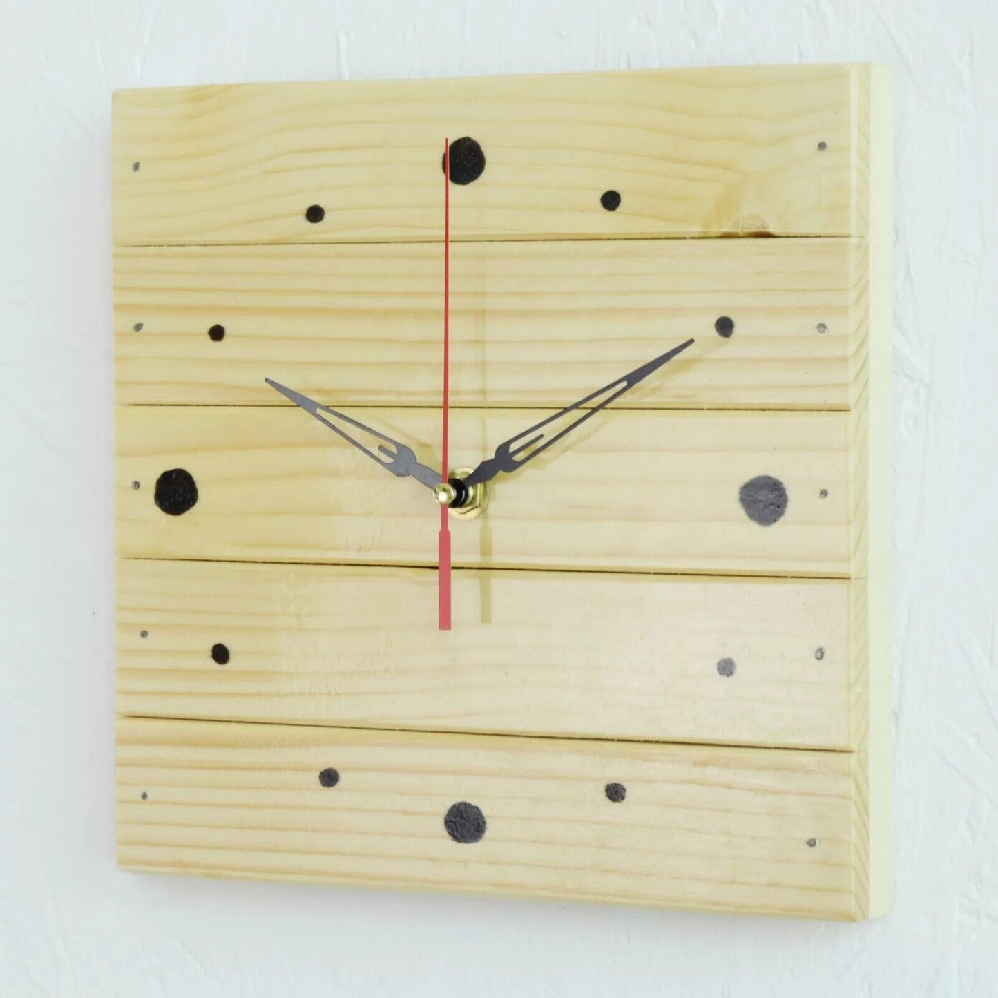 Unique Wall Clock Handmade Wooden Rustic Shabby Unusual Decor Home Clocks Gift