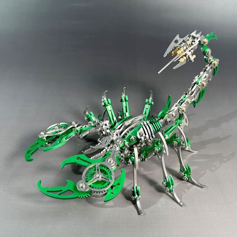3D Puzzle Scorpion Steampunk Mechanical Creature Assembly Model Kit Adult Gifts