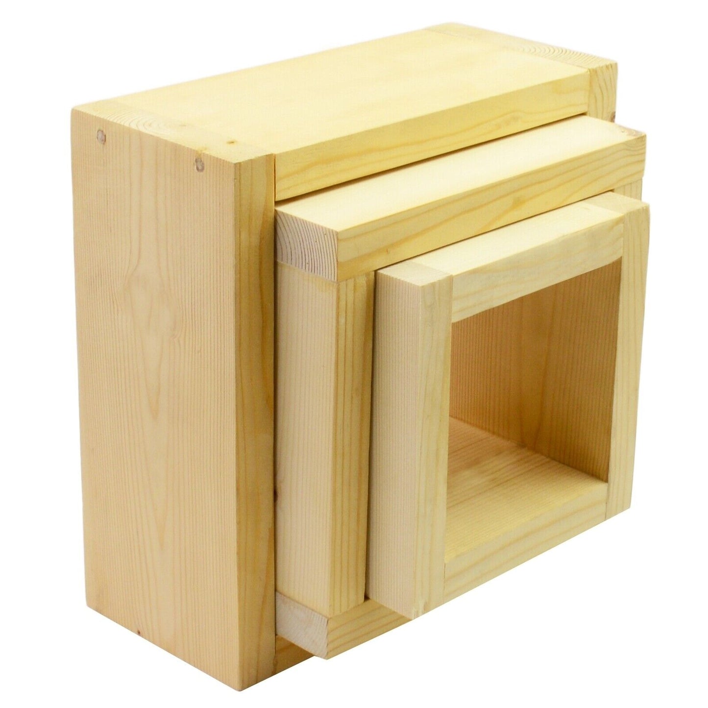 Cube Storage Shelf Wall Mounted Wooden Hanging Bookcase Display Shelving Unit