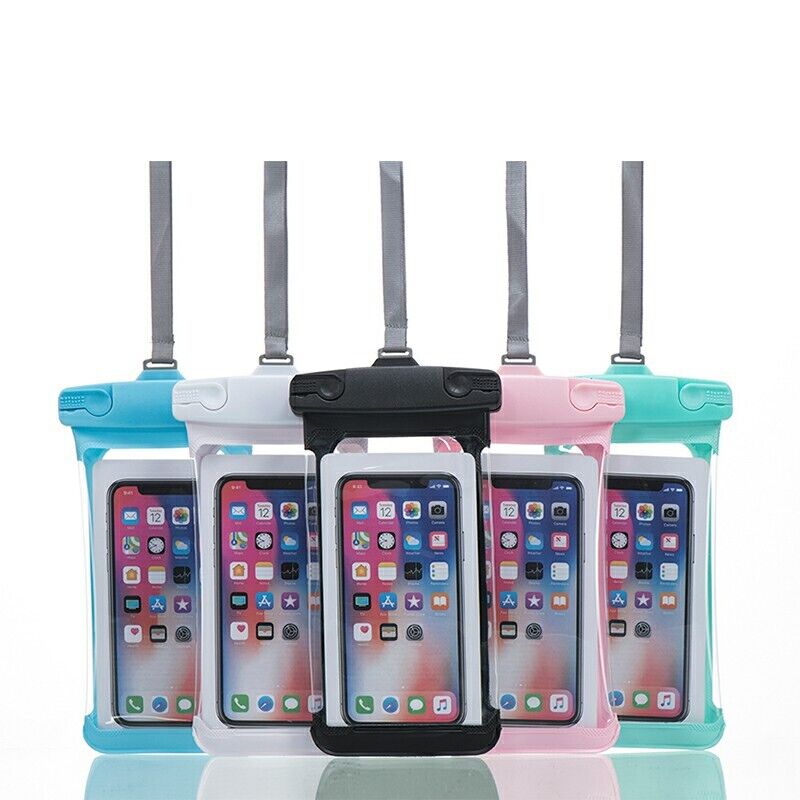 7.2 inch Universal Waterproof Phone Pouch Glowing Bag Multiple Colours
