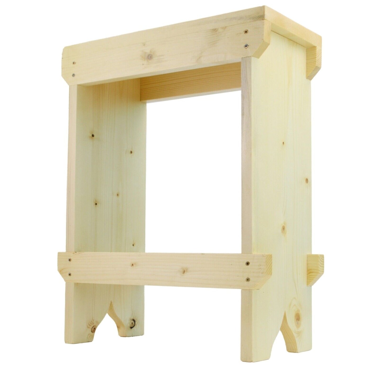 Handmade Rustic Primitive High Chair Breakfast Kitchen Bar Stool Seat Shabby