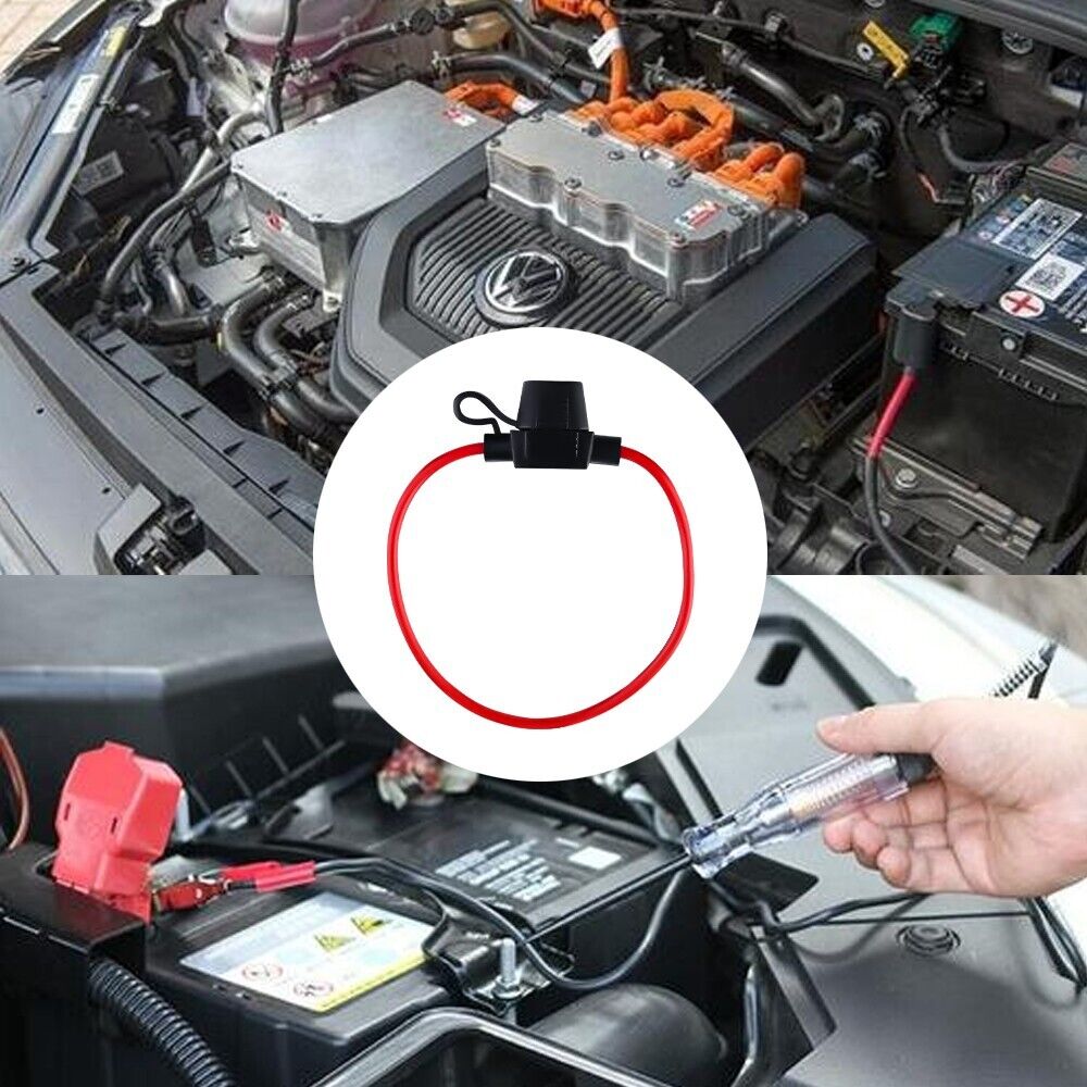 5 Pcs Inline Fuse Holder to Accept 12V 30A Mini Blade Fuses Splash Proof Car Van