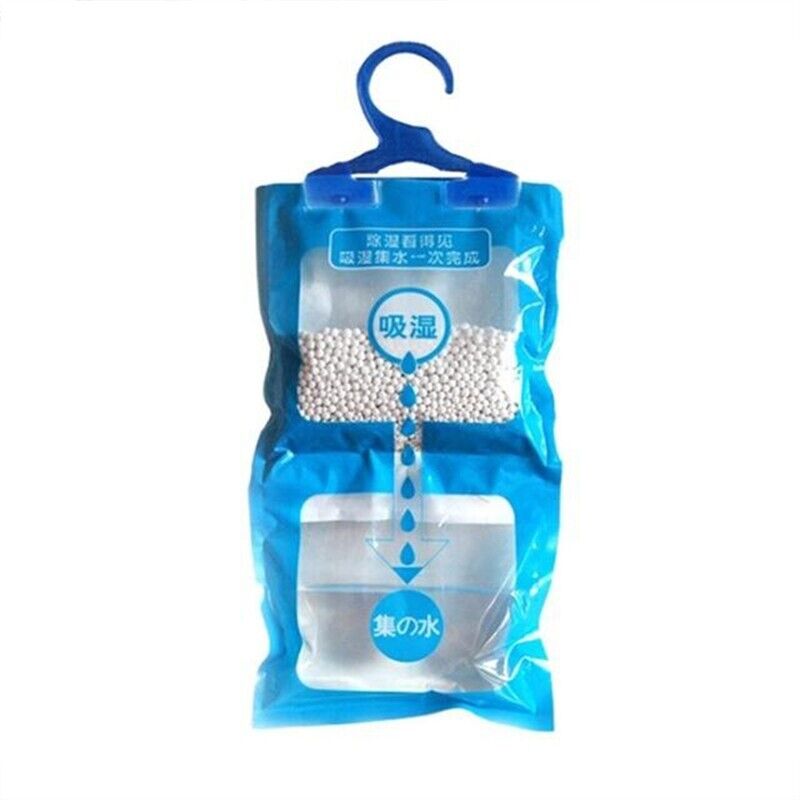 HANGING WARDROBE DEHUMIDIFIER Bags Stops Damp Mould Absorb Moisture Cupboard