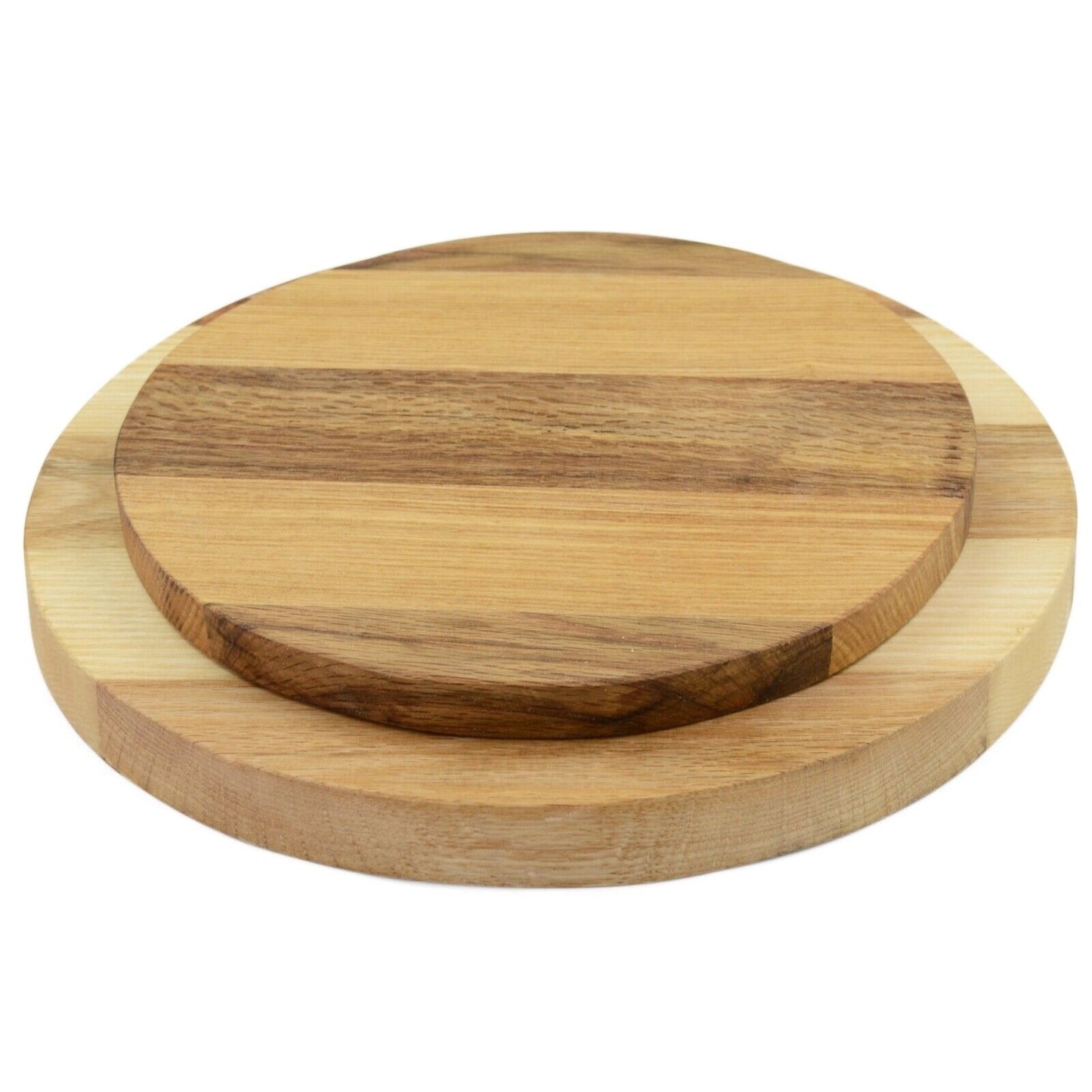 Round circular wooden chopping board cutting serving pizza 100% Solid Wood