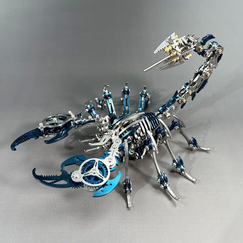 3D Puzzle Scorpion Steampunk Mechanical Creature Assembly Model Kit Adult Gifts