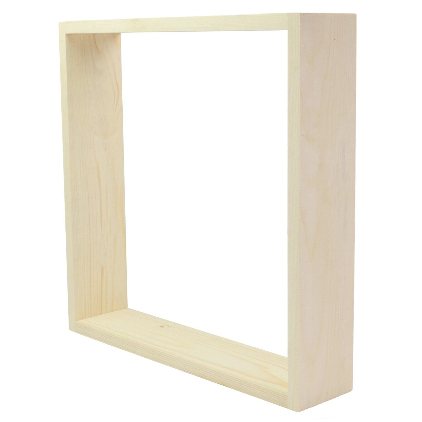 100% Solid Wood Floating Cube Shelves Wall Hanging Storage Display Deco Shelving