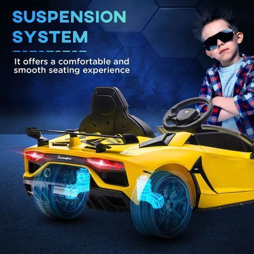 Lamborghini Veneno Licensed Electric Ride-on Car w/ Remote- Gree /Yellow/ Red