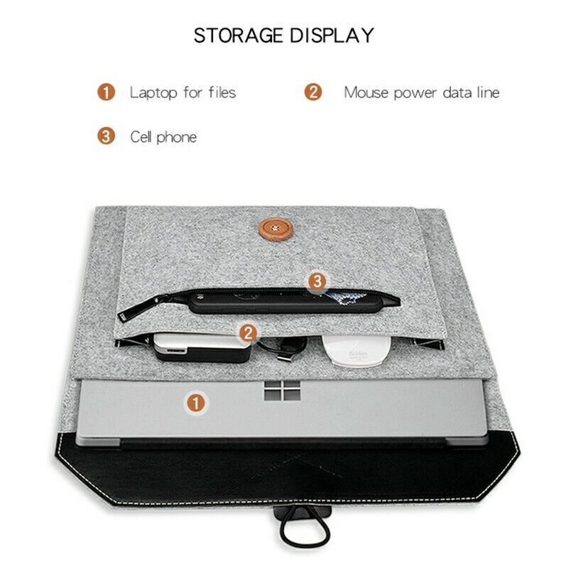 15.4Inch MacBook Pro/Ipad Tablet Laptop Protective Felt Case Sleeve Cover Pouch