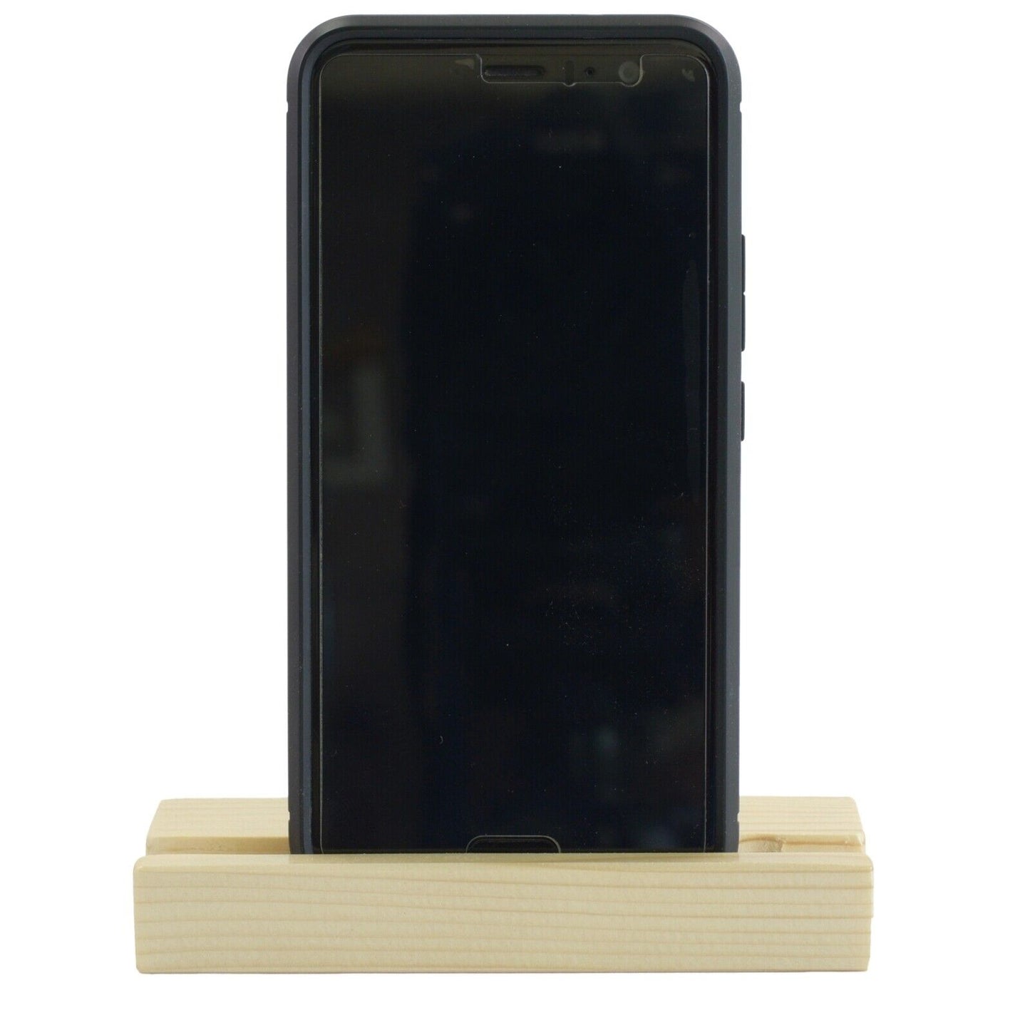 Universal Lazy Desk Stand Mobile Phone Tablet Holder Portable Natural Wooden