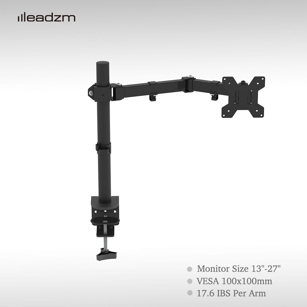 TV Stand Bracket DeskTop Monitor Table Moveable Rotatable For 13-27 inch TV