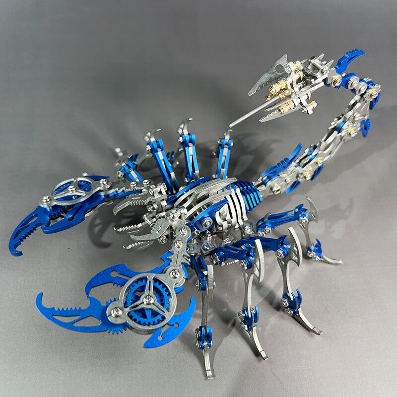 3D Puzzle Scorpion Steampunk Mechanical Creature Assembly Model Kit Adult Gifts