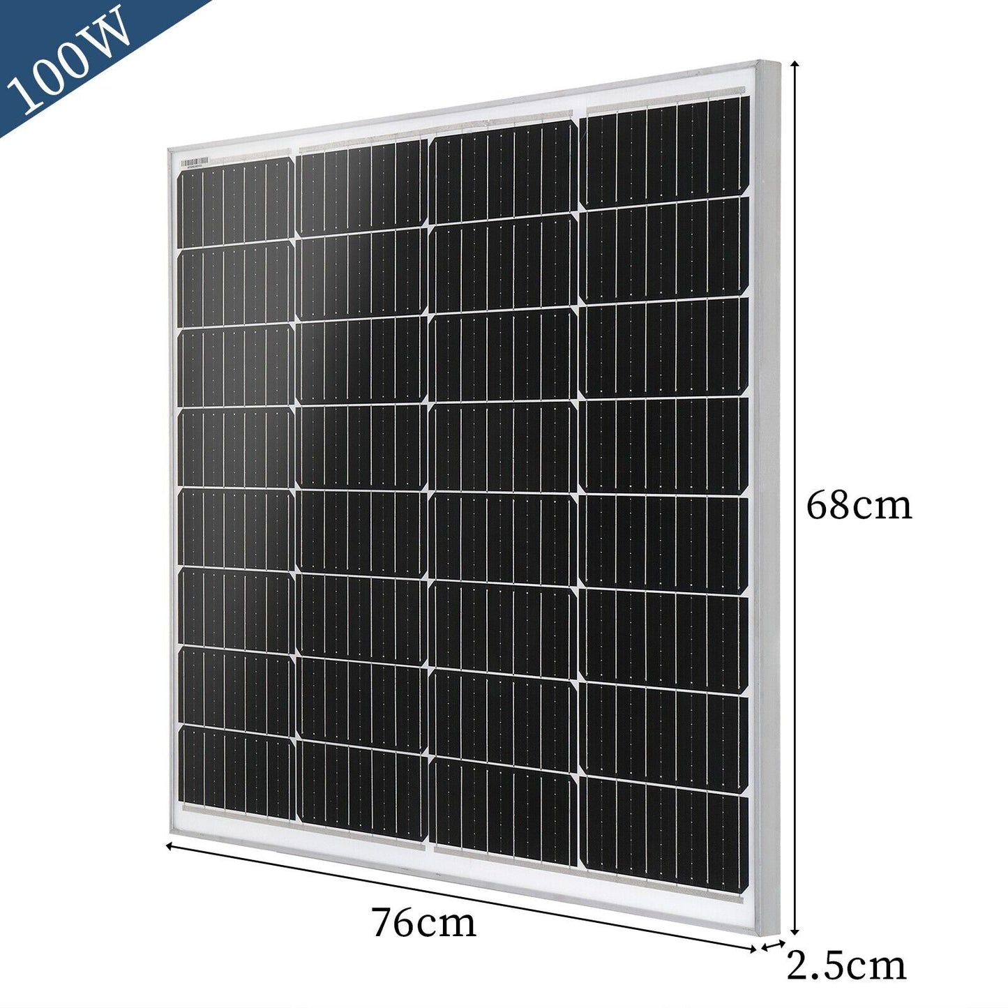 Dokio 120w 18v flexible Mono Solar Panel Kit for Caravan/RV/Boat/Home