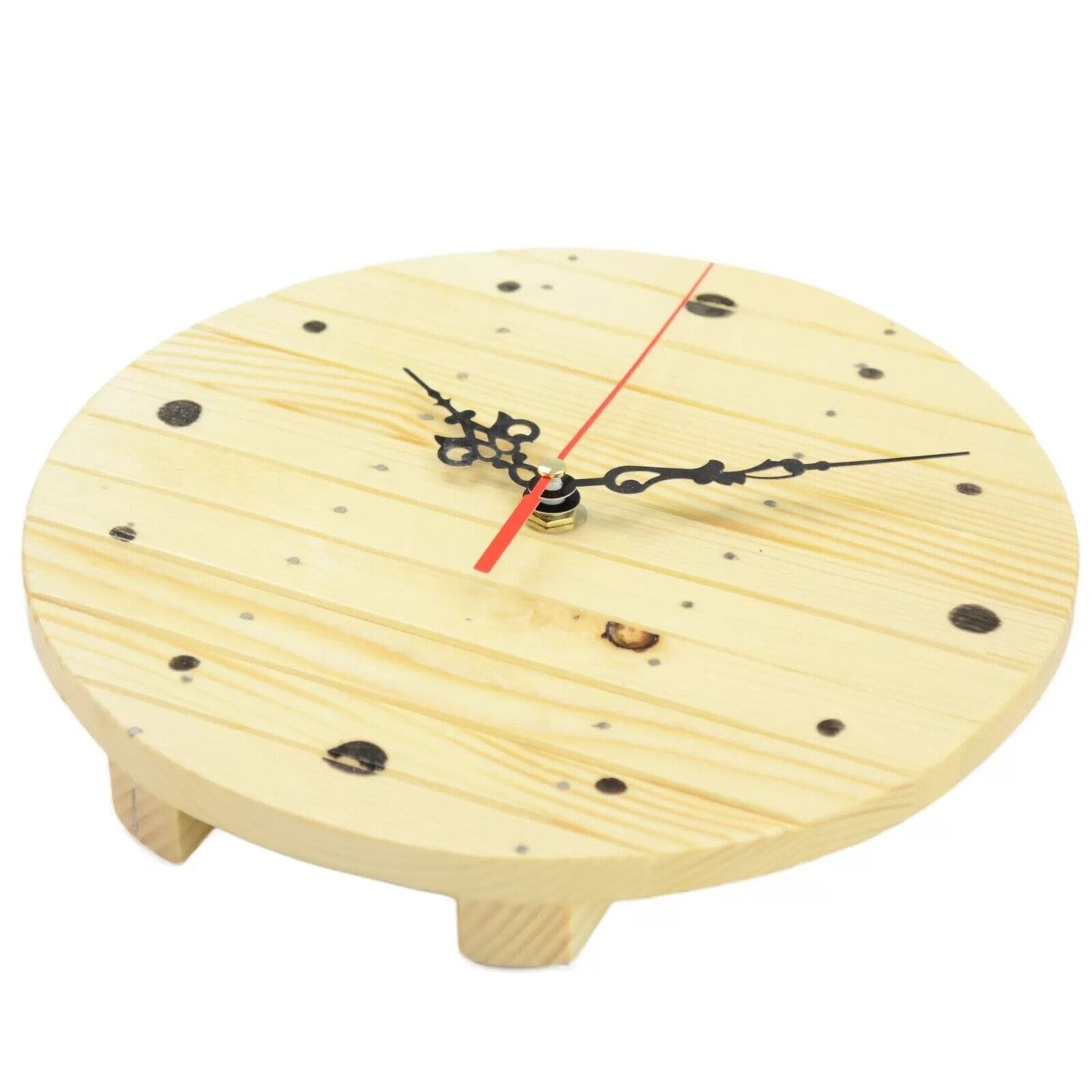 Unique Wall Clock Handmade Wooden Rustic Shabby Unusual Decor Home Clocks Gift
