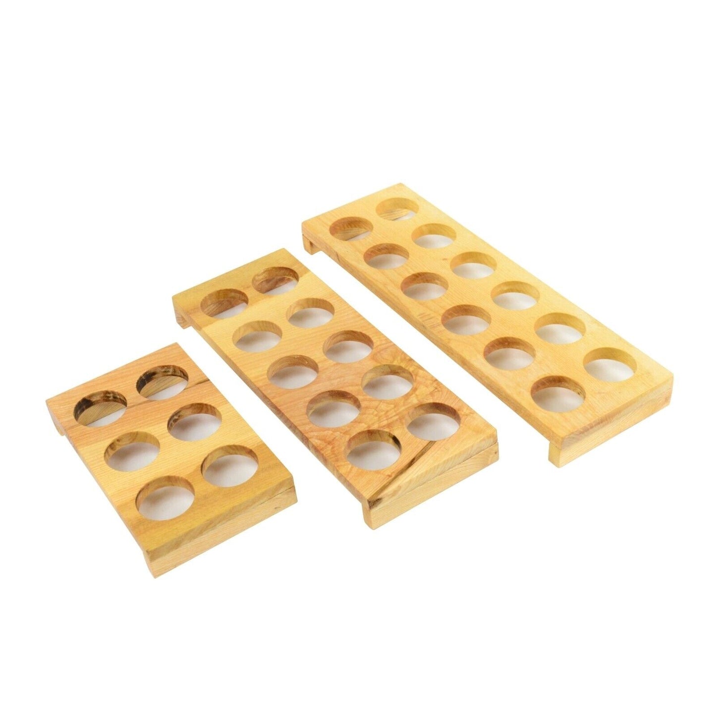 Wooden Egg Holder Home Decor Kitchen Storage Rack Display 12 Eggs Handmade