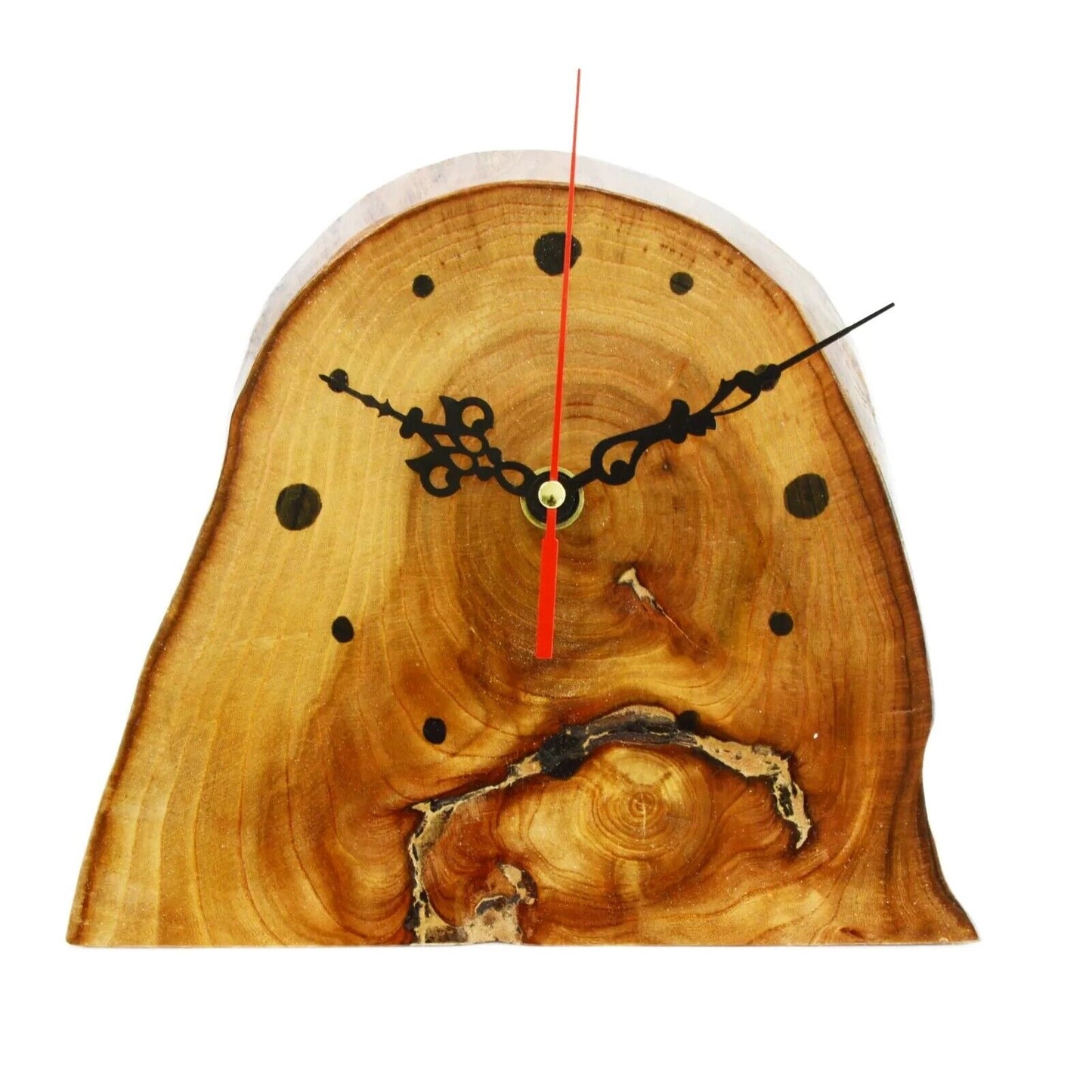 Unique Wall Clock Handmade Wooden Rustic Shabby Unusual Decor Home Clocks Gift