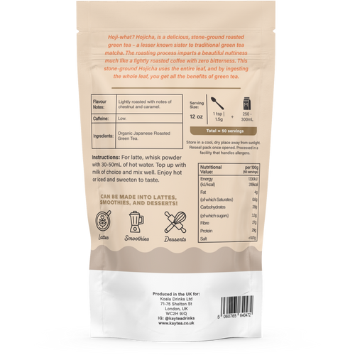 Natural Healthy Range of Powdered Latte Blends Superfood Dairy Free (100g)