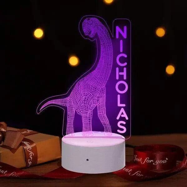 Dinosaur LED Lamp Toy Gift Night Light for Kids Multi Colours Child Gift