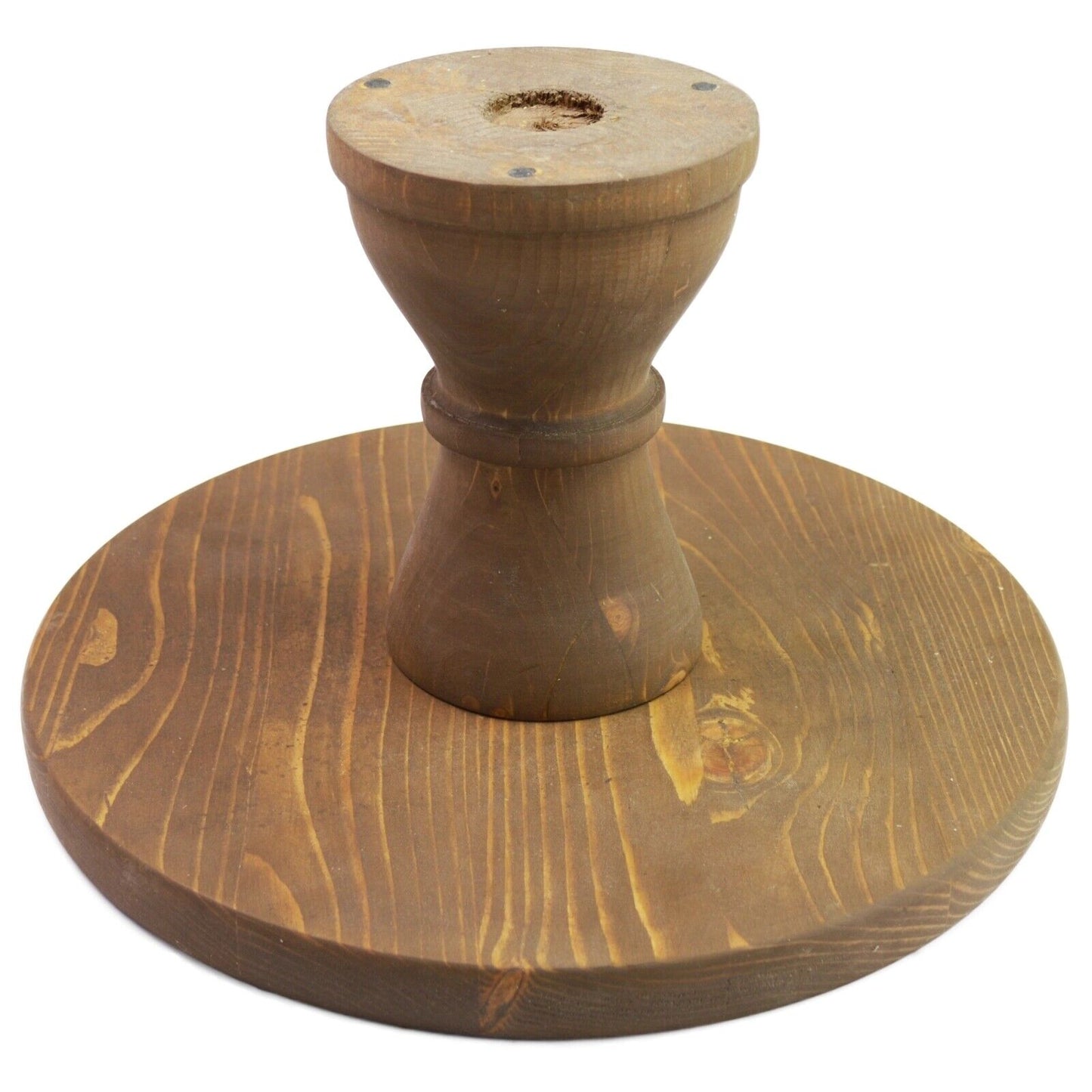 Wooden Cake stand Solid Wood Fruit Cupcake Platform Display 37cm