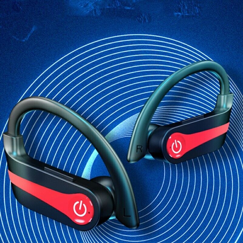 Q63-3 TWS Bluetooth 5.3 Digital Display Touch Ear Hook Earphone 3 Choice Colour
