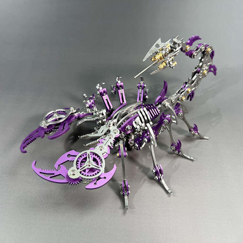 3D Puzzle Scorpion Steampunk Mechanical Creature Assembly Model Kit Adult Gifts