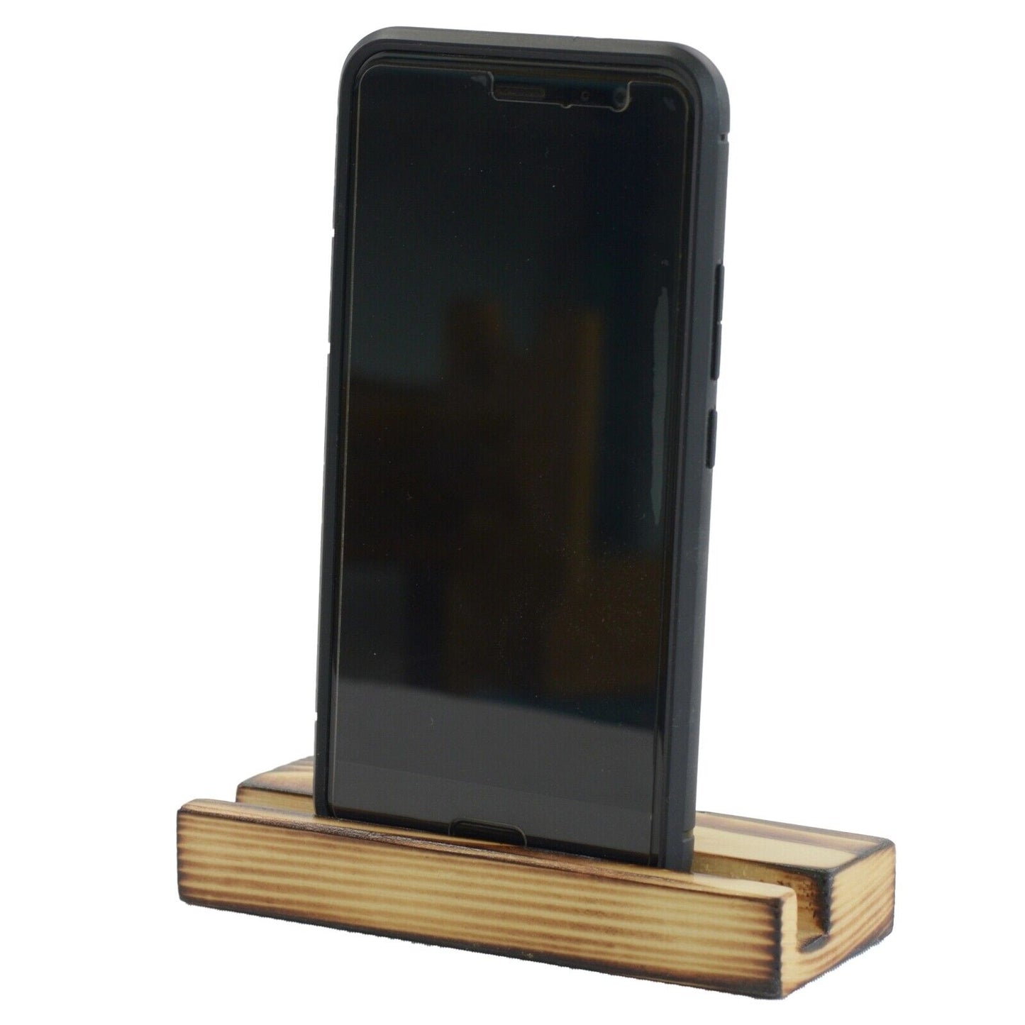 Universal Lazy Desk Stand Mobile Phone Tablet Holder Portable Natural Wooden