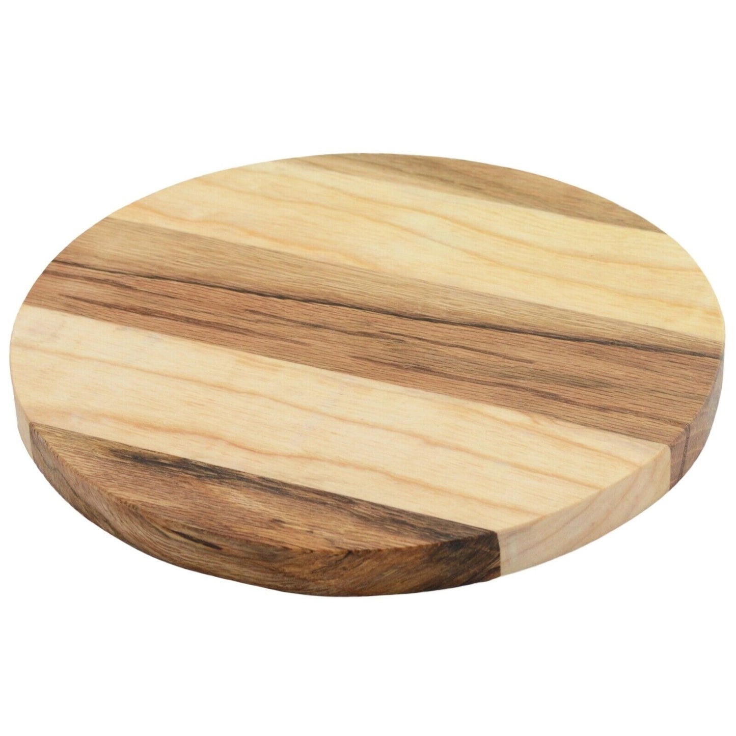 Round circular wooden chopping board cutting serving pizza 100% Solid Wood