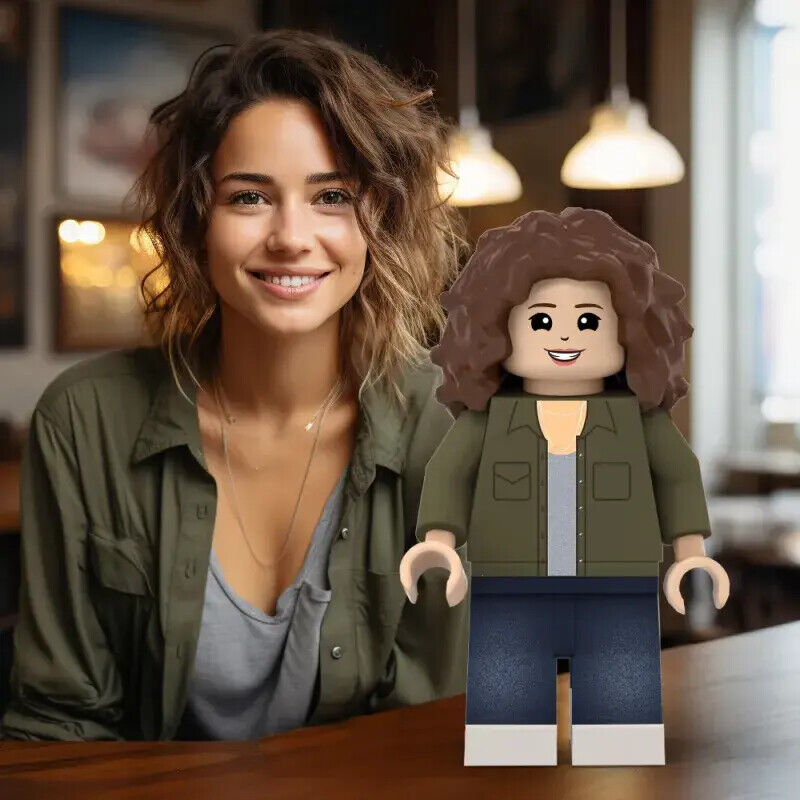 Personalized 3D Print Custom Giant Minifigs Photo Giant Minifigs Turn Your Photo
