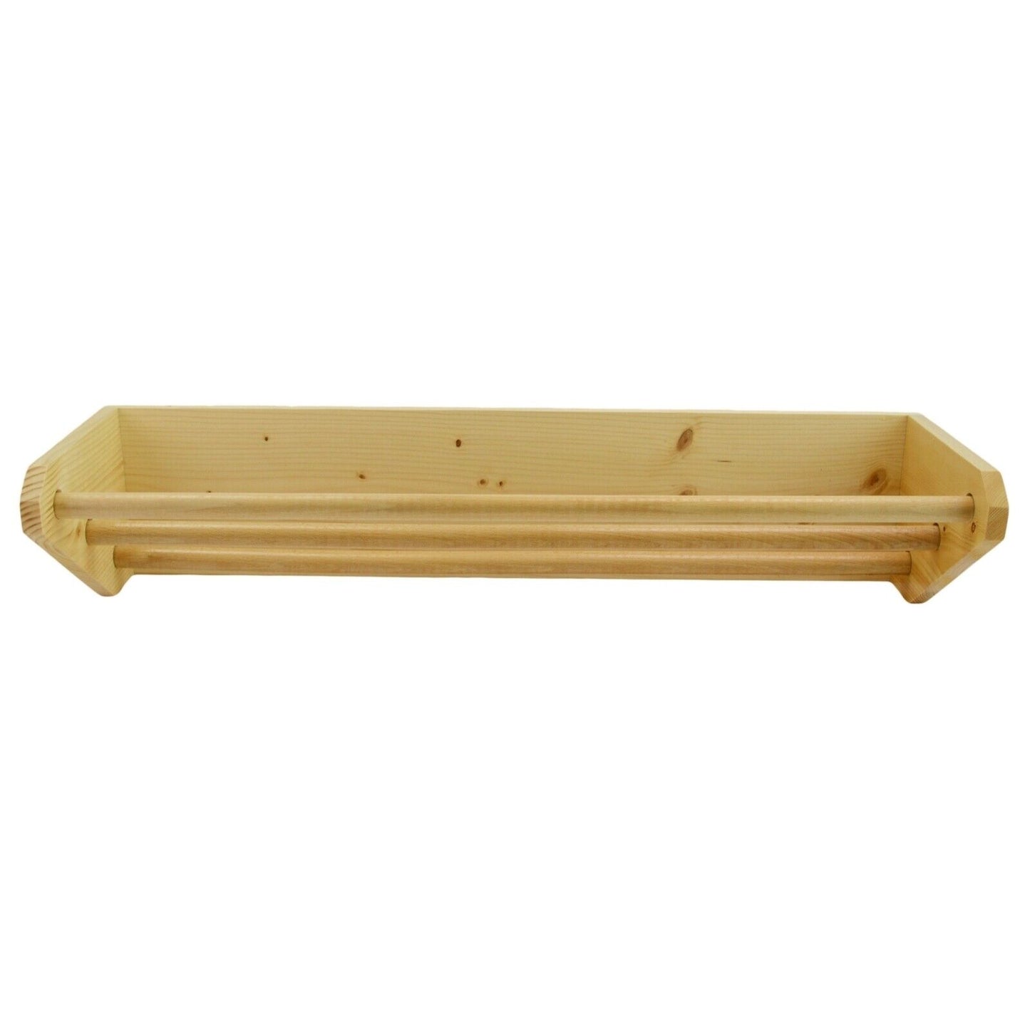 Wall Mounted Floating Shoe Footwear Rack Organizer Wooden Storage Shelf Stand