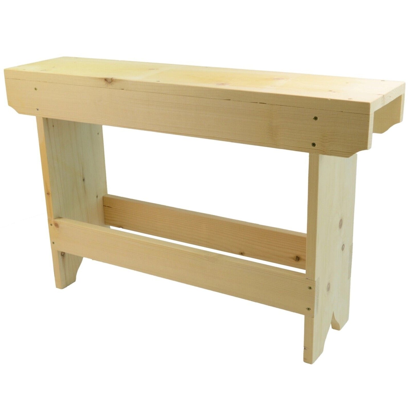 Handmade Treated 100cm Wooden Garden Sleeper Bench Indoor/outdoor Use