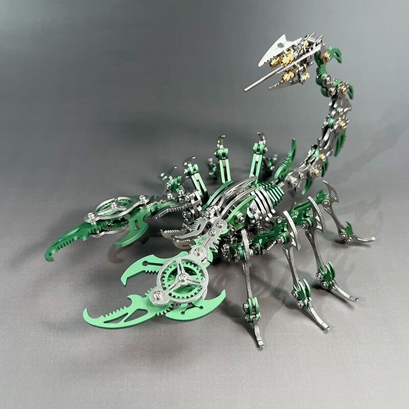 3D Puzzle Scorpion Steampunk Mechanical Creature Assembly Model Kit Adult Gifts