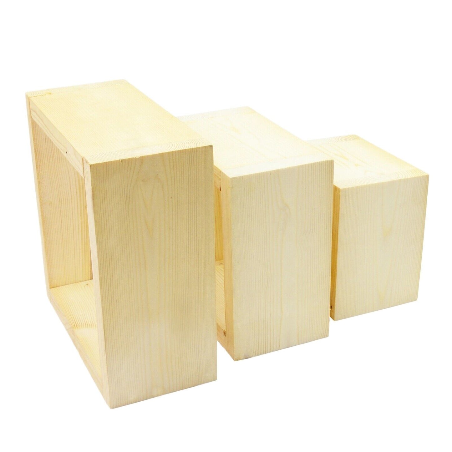 Cube Storage Shelf Wall Mounted Wooden Hanging Bookcase Display Shelving Unit