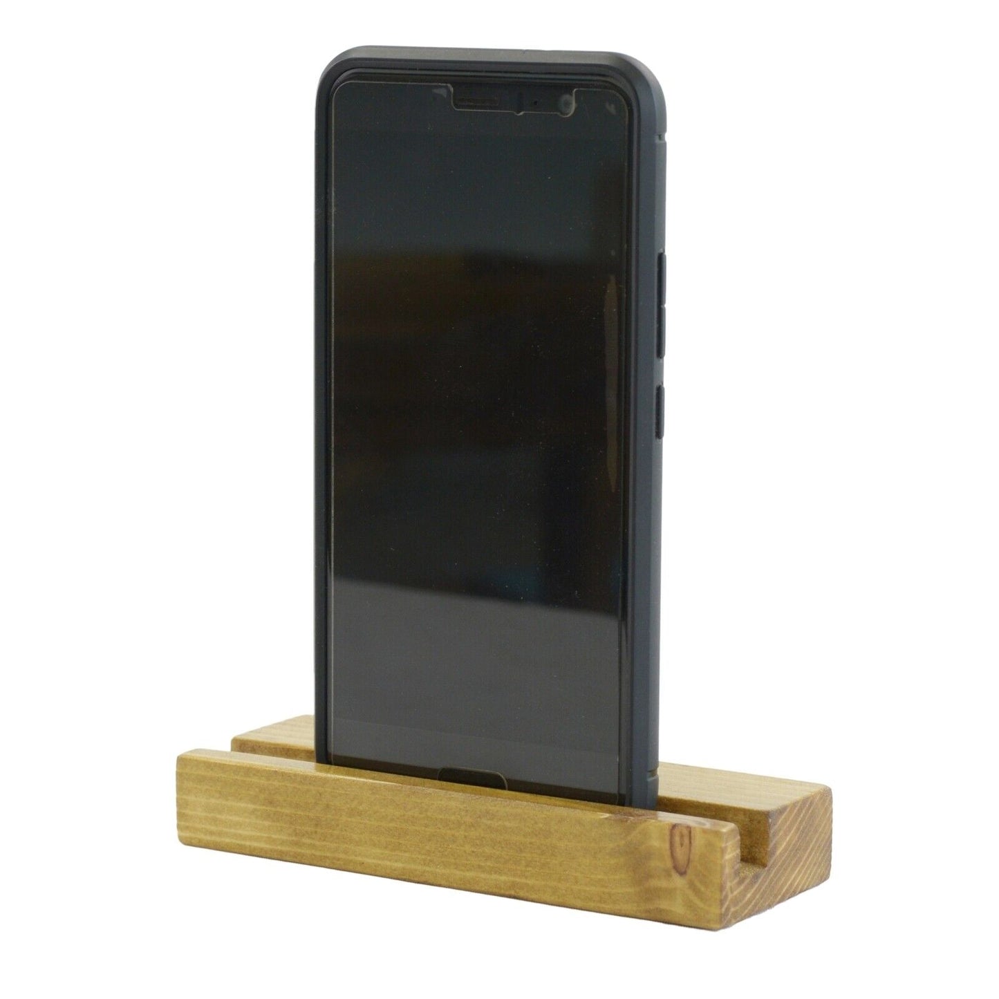 Universal Lazy Desk Stand Mobile Phone Tablet Holder Portable Natural Wooden