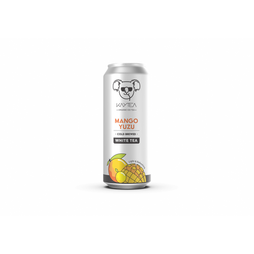 Organic Cold Brew Ice Tea Infusion Tropical Flavours 12 Pack of 330ml Cans