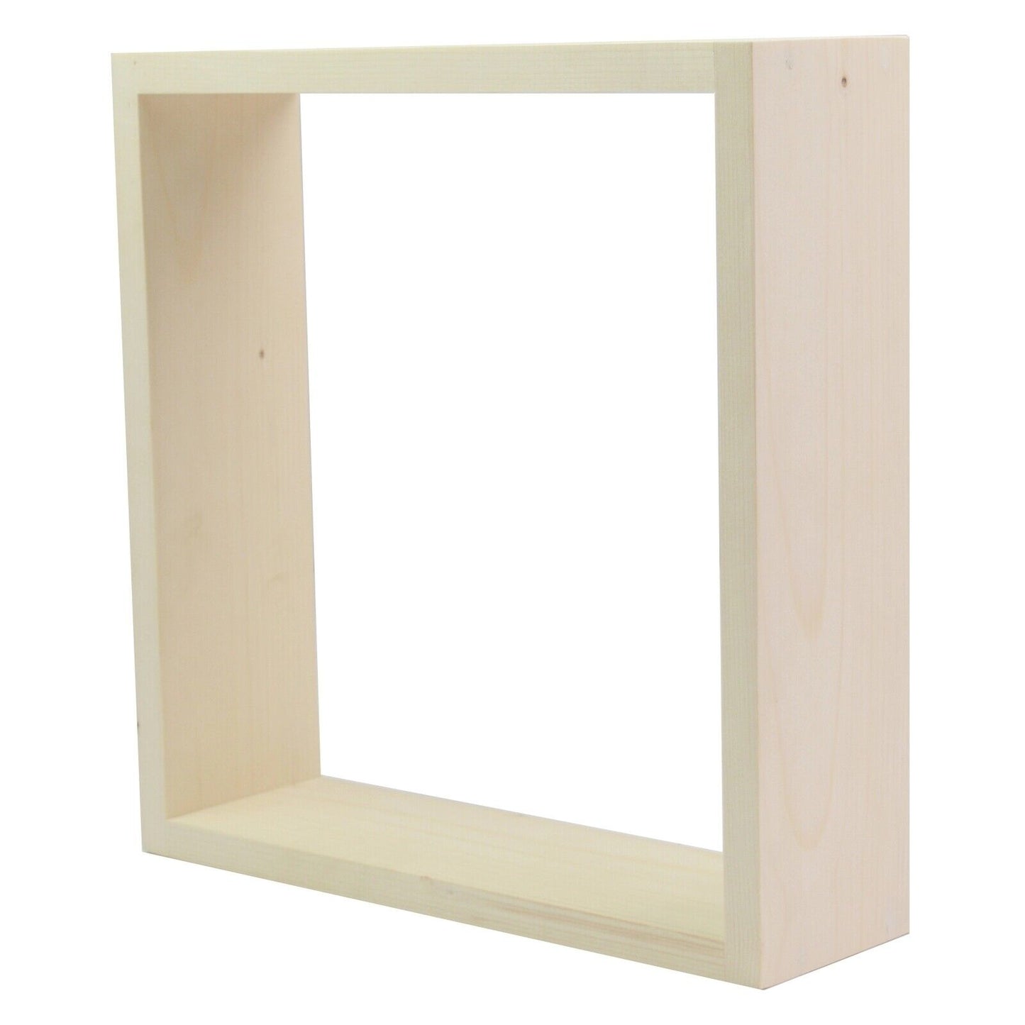 100% Solid Wood Floating Cube Shelves Wall Hanging Storage Display Deco Shelving
