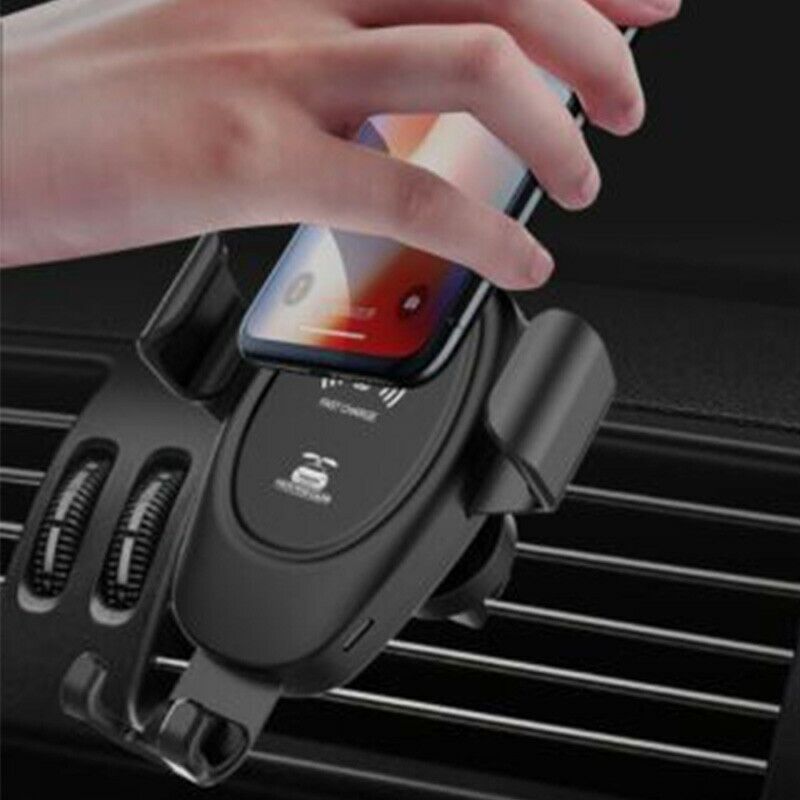 Wireless Charger Qi Fast Car Charging Holder Vent Mount For iphone Samsung etc