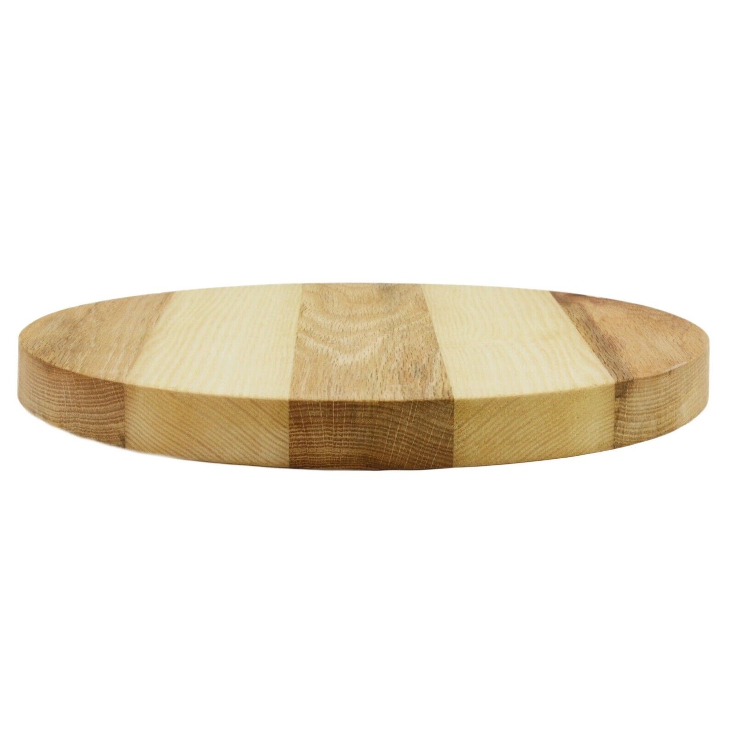 Round circular wooden chopping board cutting serving pizza 100% Solid Wood