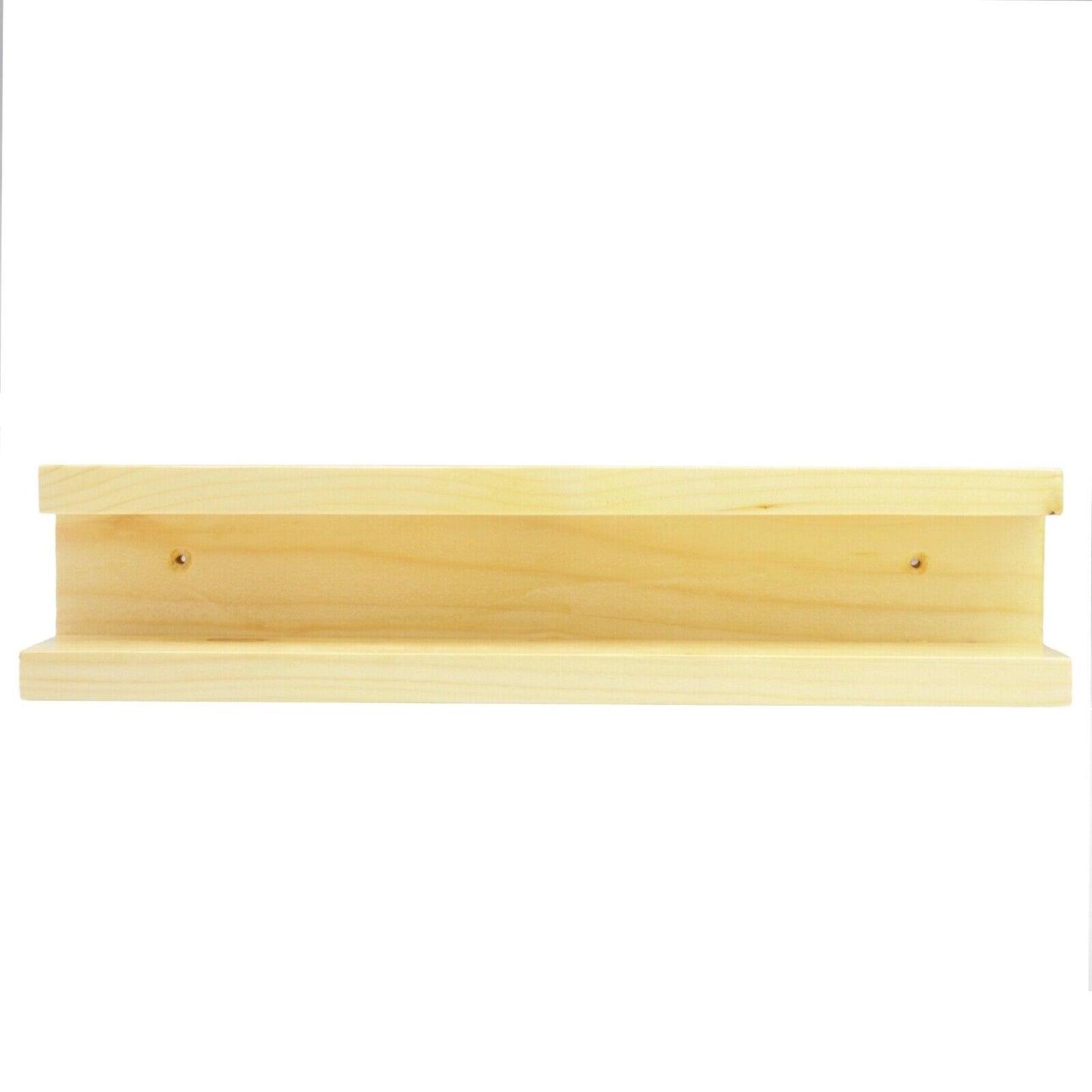 Horizontal Wooden Shoe Rack Storage Floating Stand Organiser Shelf Unit Pine